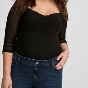 Mesh Sweetheart Corset Women's torrid Top NWT 2X